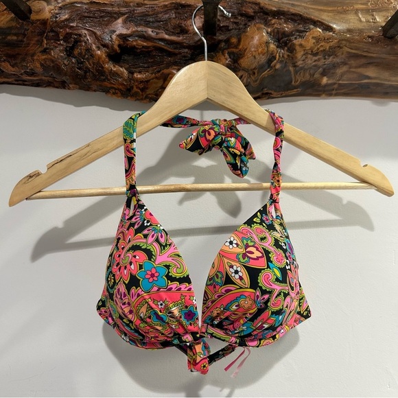 Victoria Secret Colorful Paisley Bikini Top - Picture 5 of 7